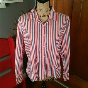 Talbots Petites Button Up Blouse